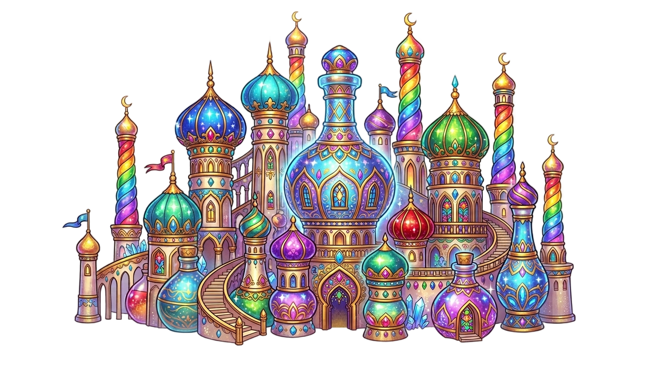 shimmer and shine castle png PNG transparent background