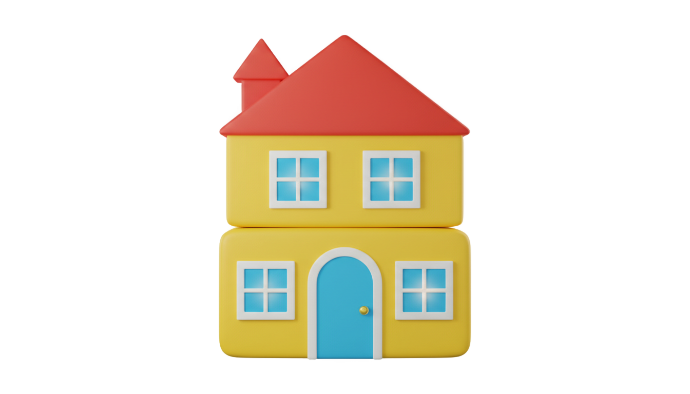 cartoon house png PNG transparent background