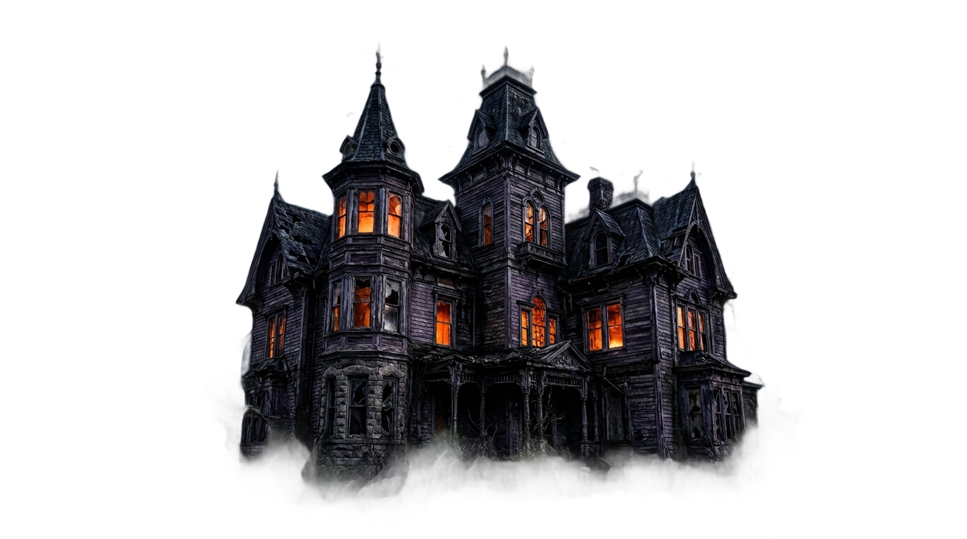 spooky house png PNG transparent background