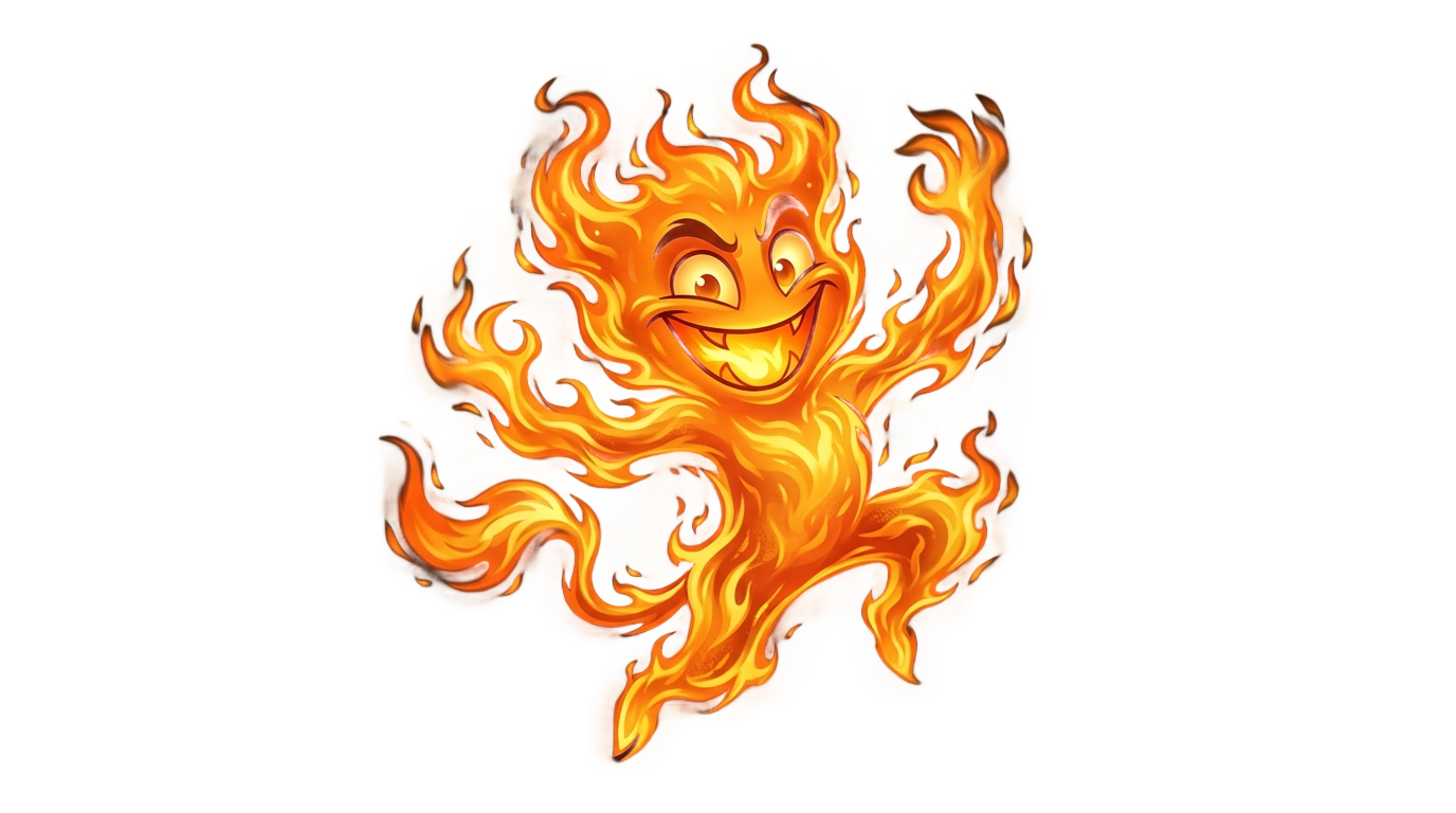 calcifer howls moving castle png PNG transparent background