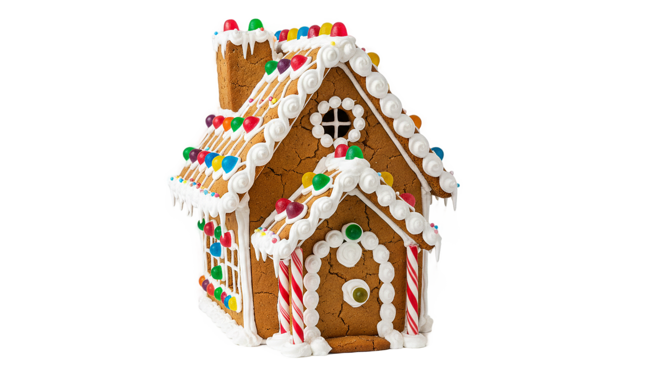 gingerbread house clipart png PNG transparent background