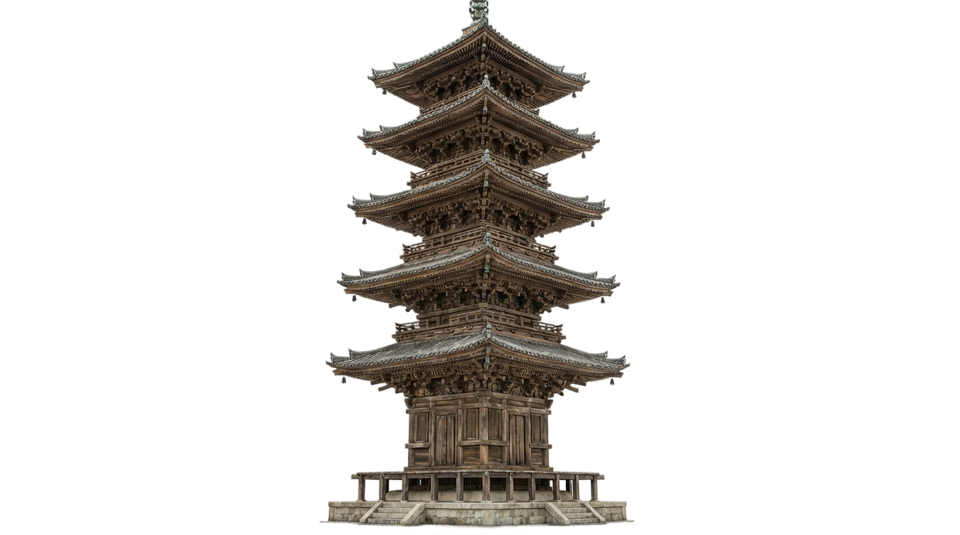 wooden temple png PNG transparent background