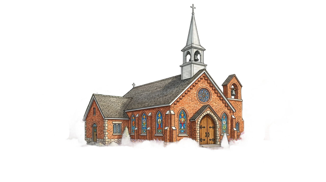 church illustration png PNG transparent background