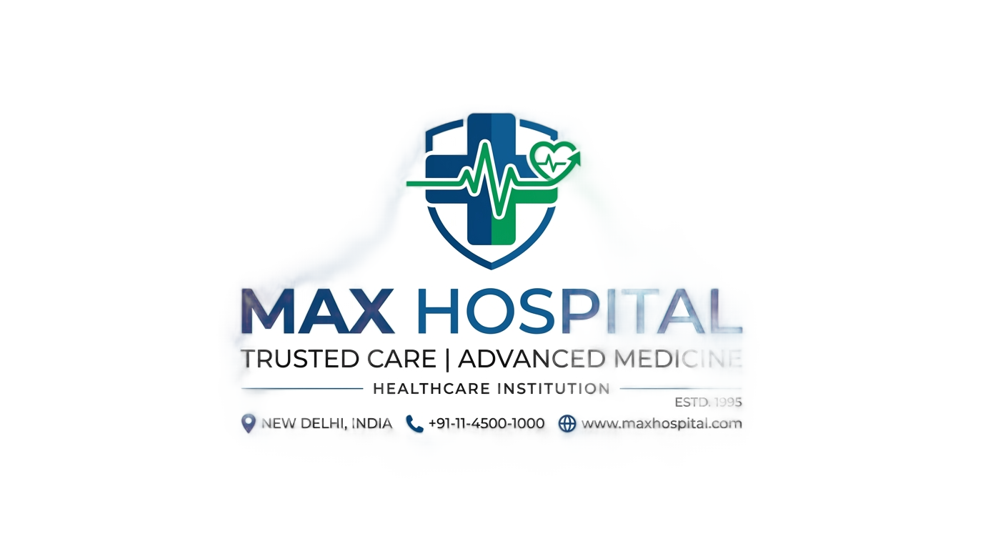 max hospital logo png PNG transparent background