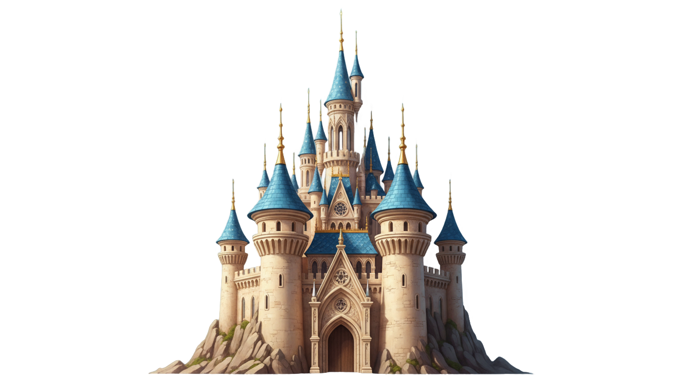 cinderella's castle png PNG transparent background