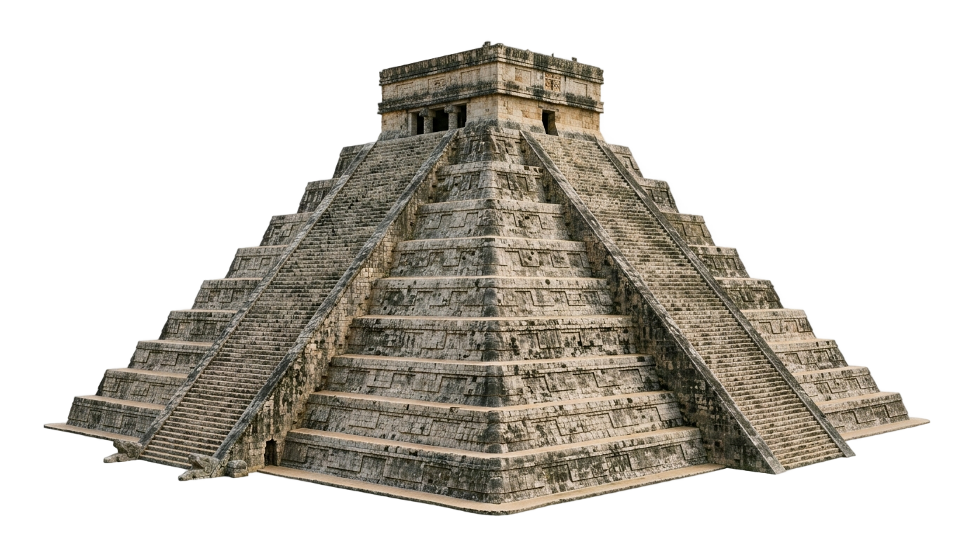 mayan pyramid png PNG transparent background