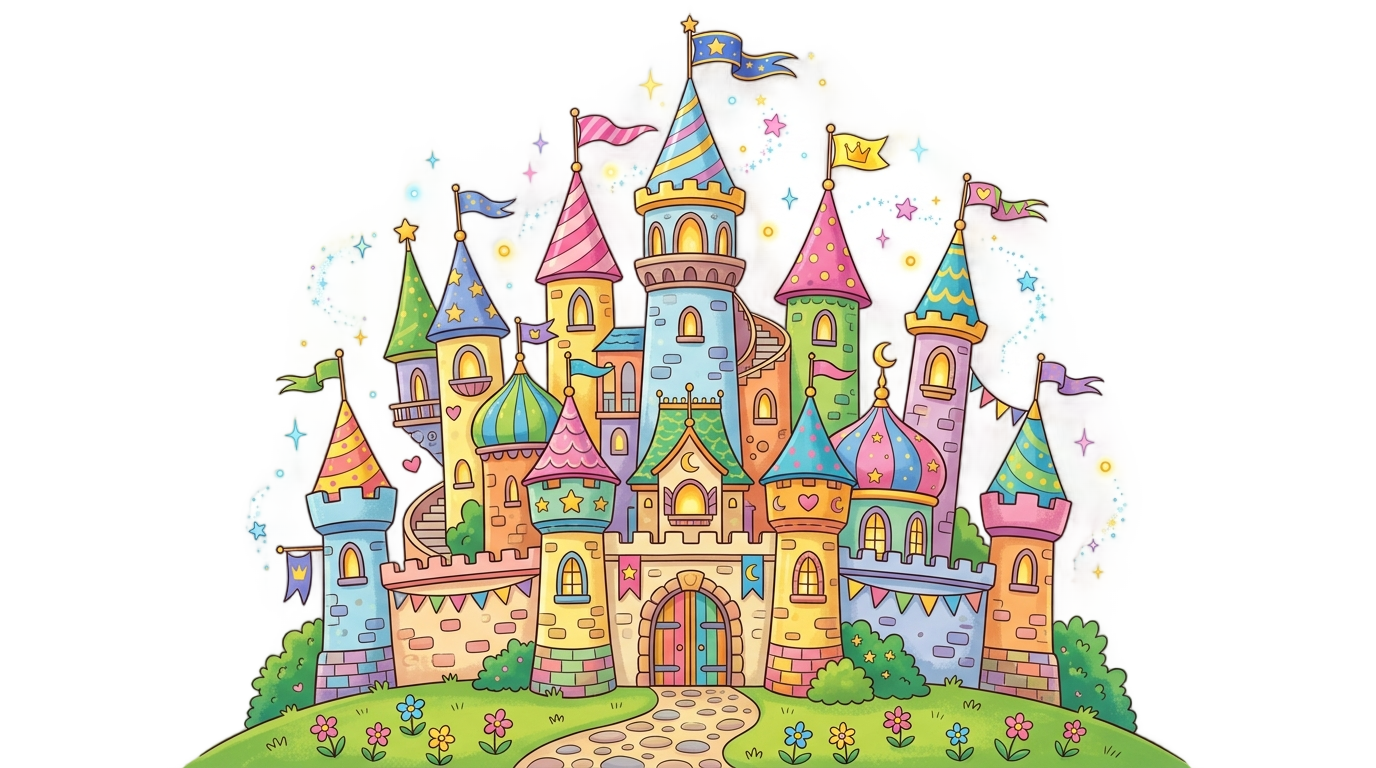 ben and holly castle png PNG transparent background