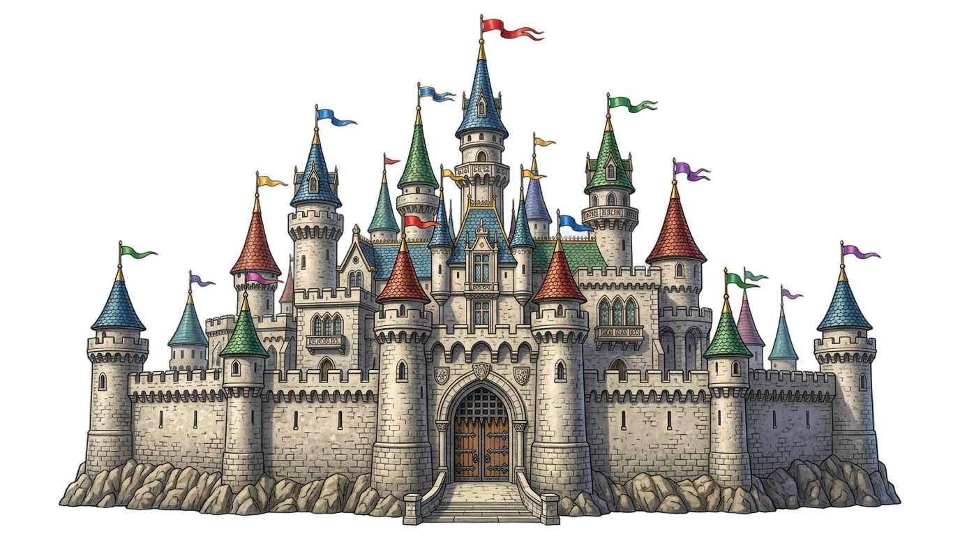 castle emoji png PNG transparent background