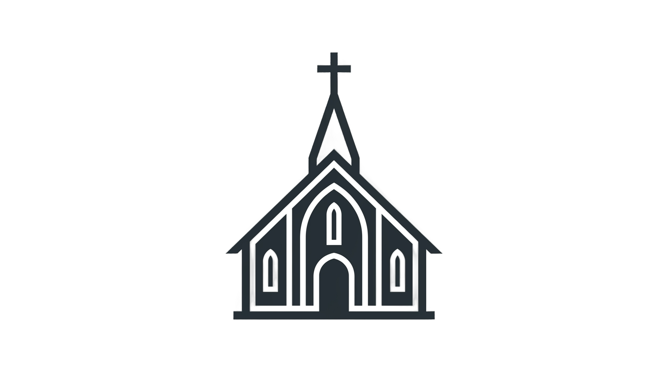 church logo design png PNG transparent background