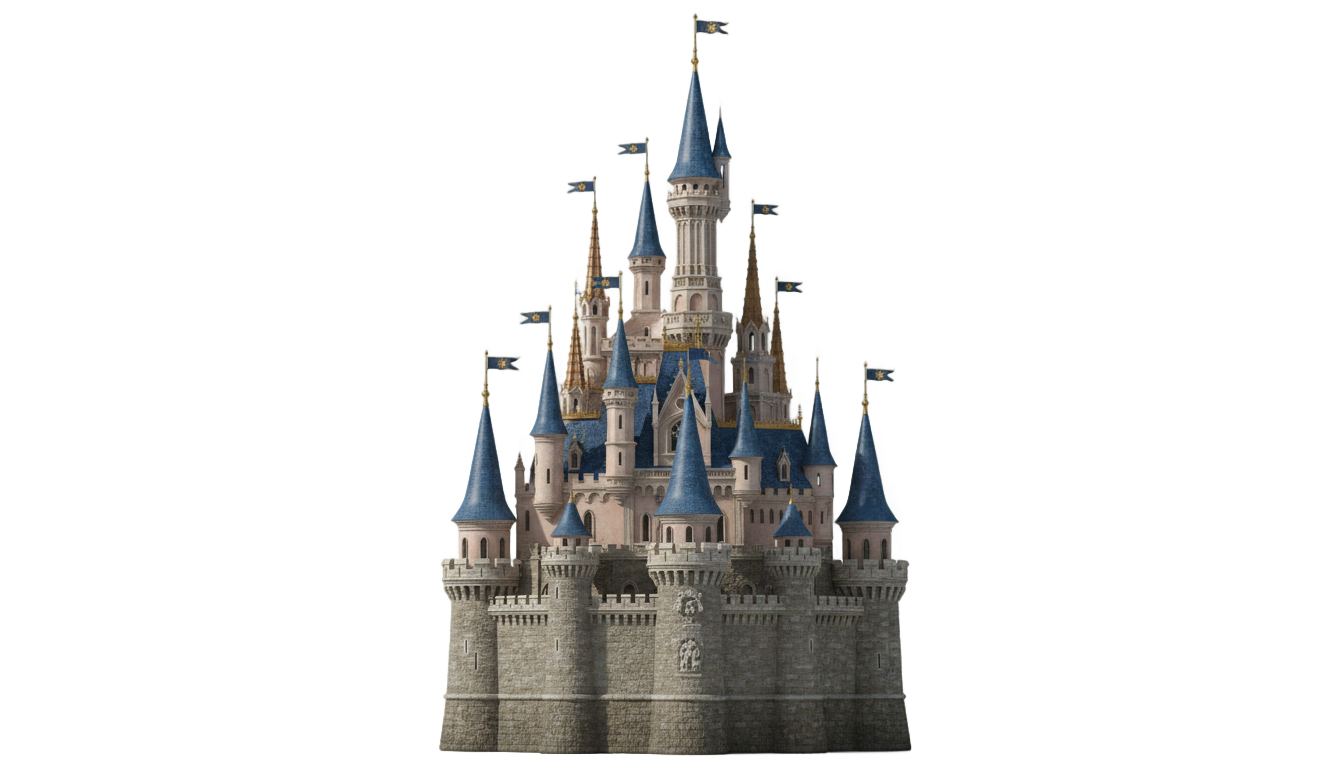 magic kingdom castle png PNG transparent background
