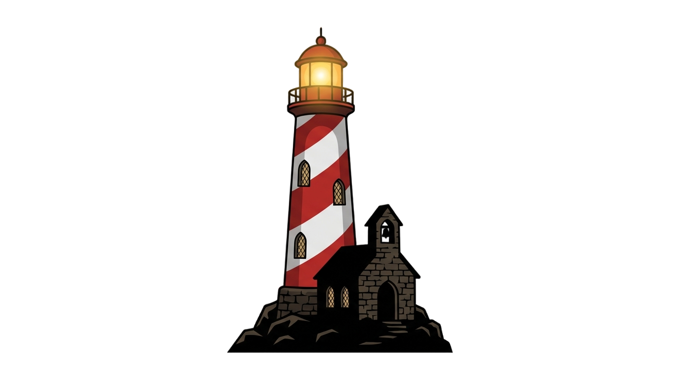 lighthouse chapel logo png PNG transparent background