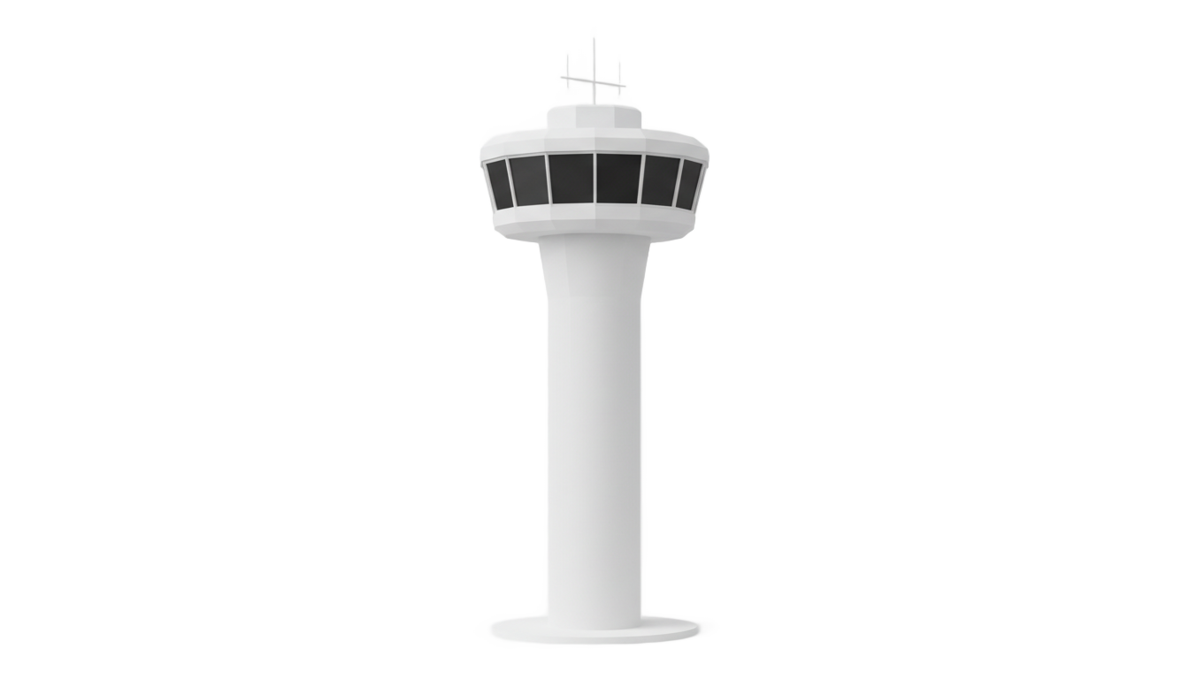 control tower icon png PNG transparent background