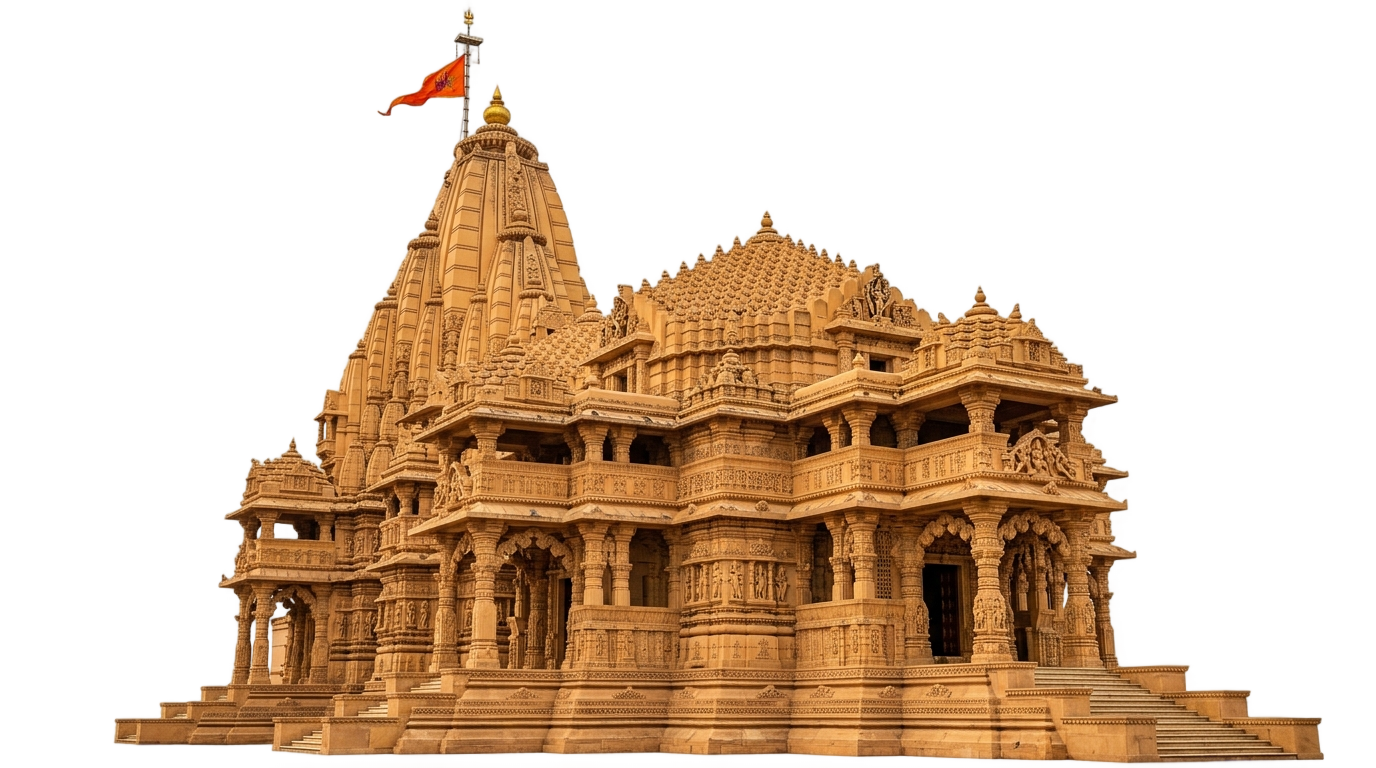 somnath temple png PNG transparent background