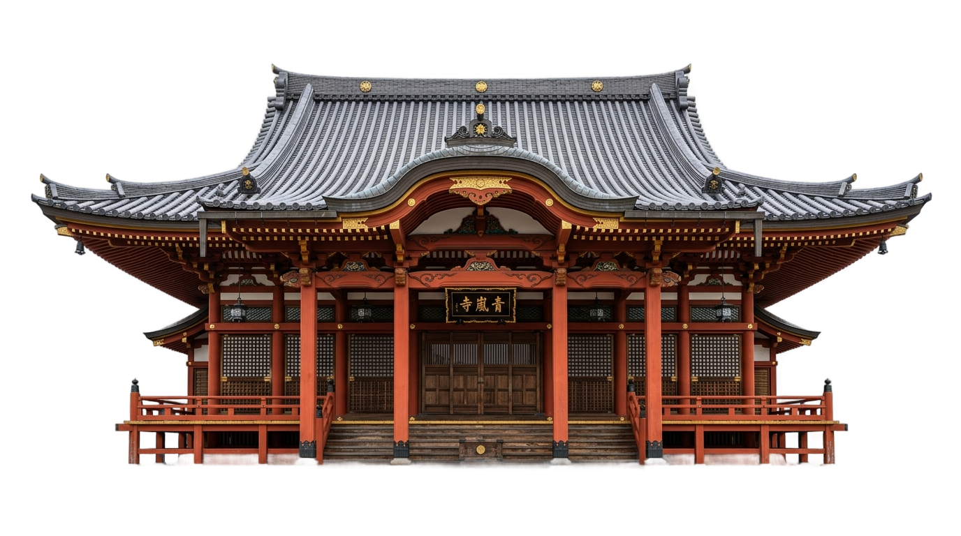 japan temple png PNG transparent background