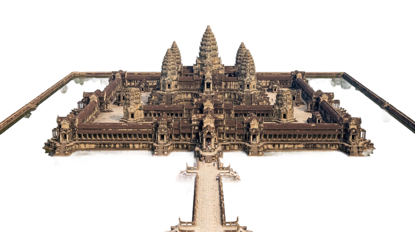 angkor wat temple png PNG transparent background