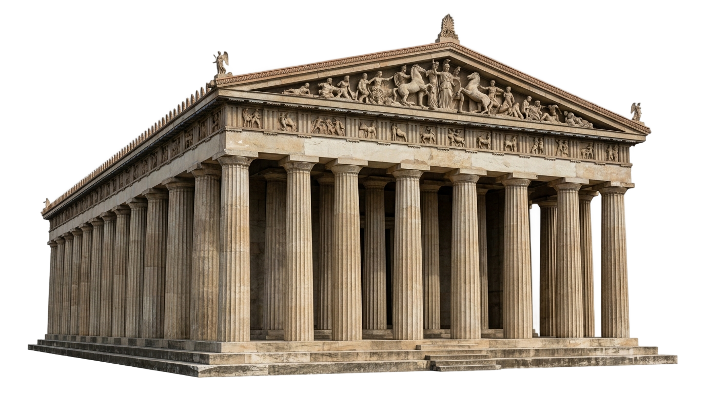 ancient greek temple png PNG transparent background
