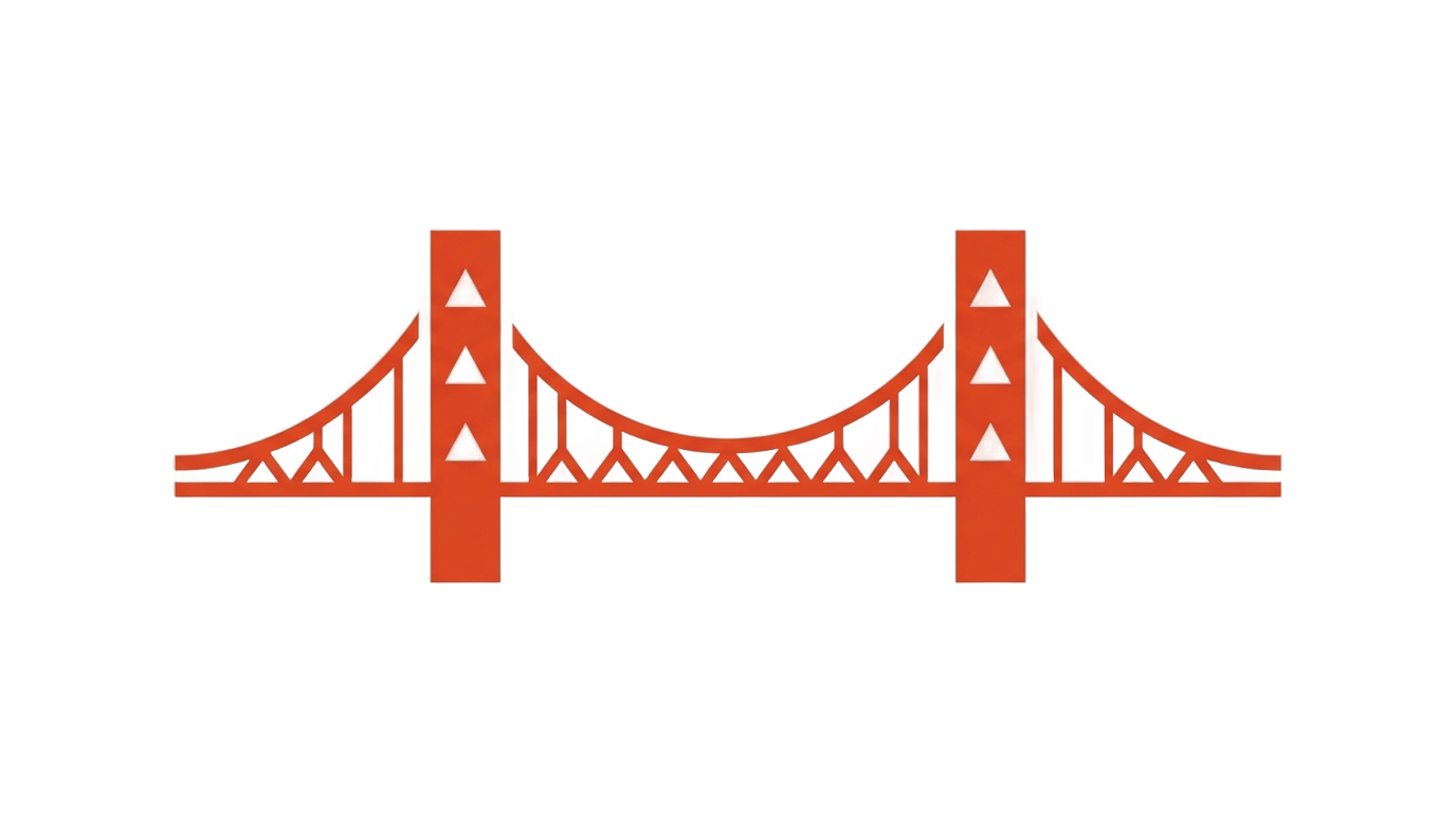 golden gate bridge icon png PNG transparent background