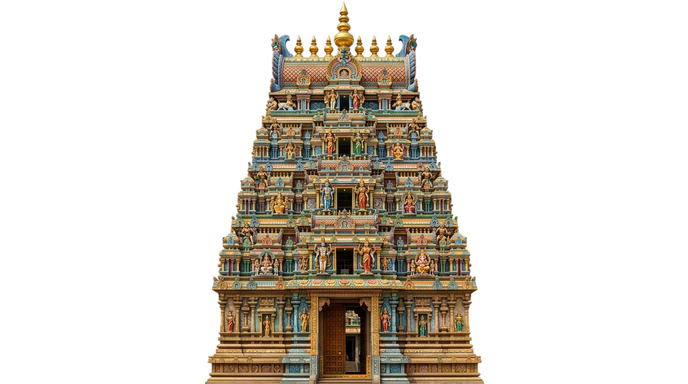 south indian temple png PNG transparent background