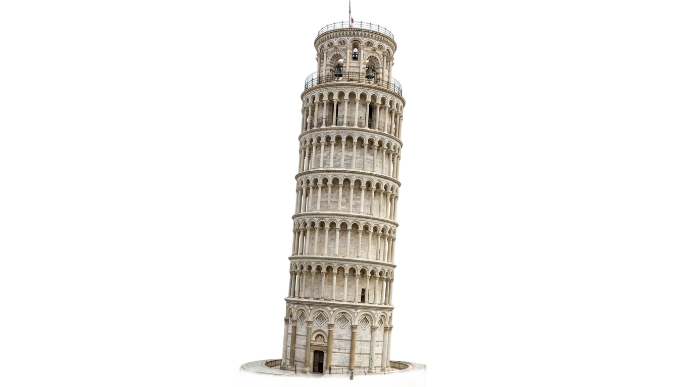 leaning tower of pisa clipart png PNG transparent background