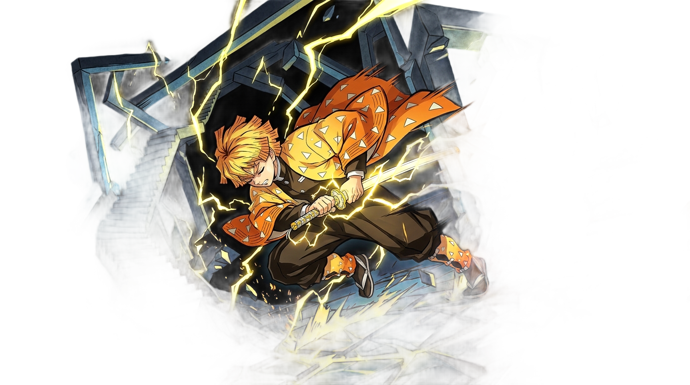 zenitsu infinity castle png PNG transparent background