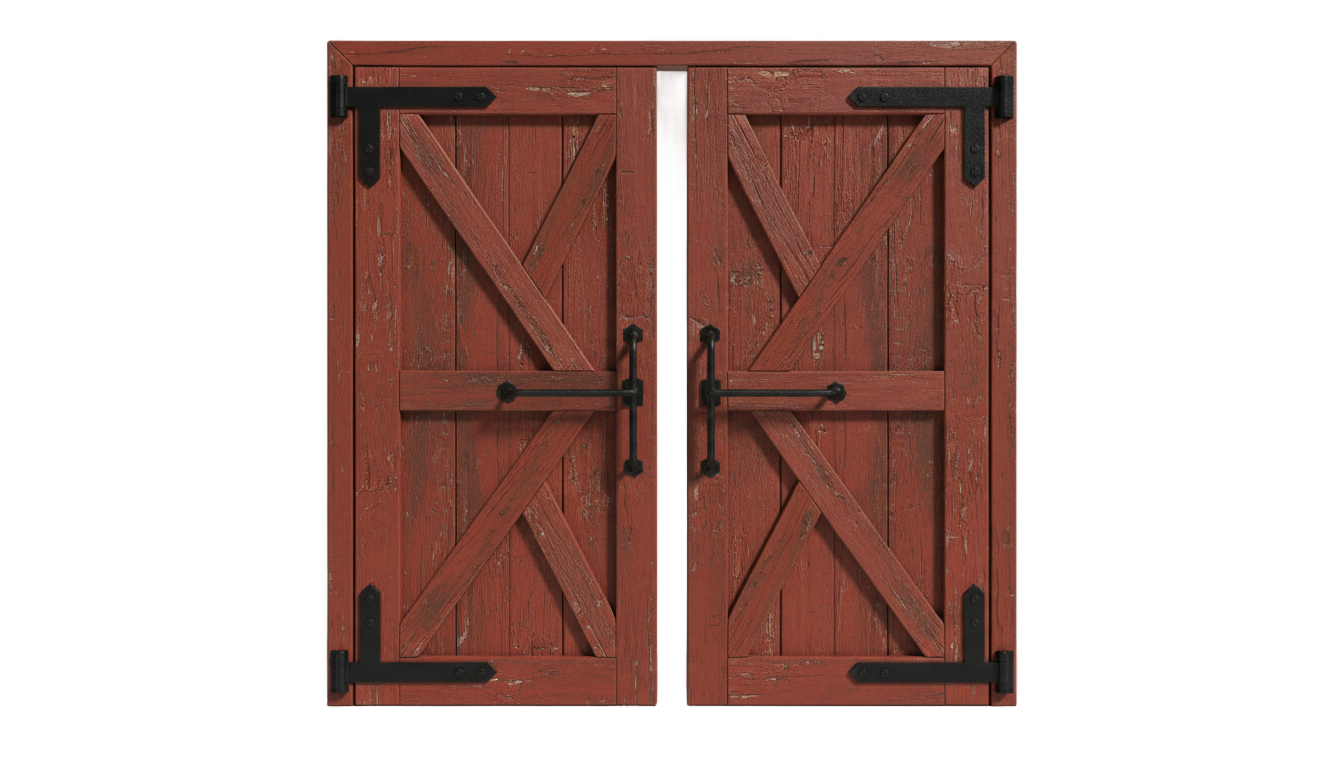 barn doors png PNG transparent background