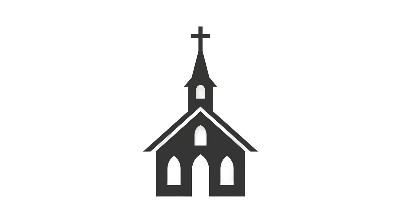 church logo design png PNG transparent background
