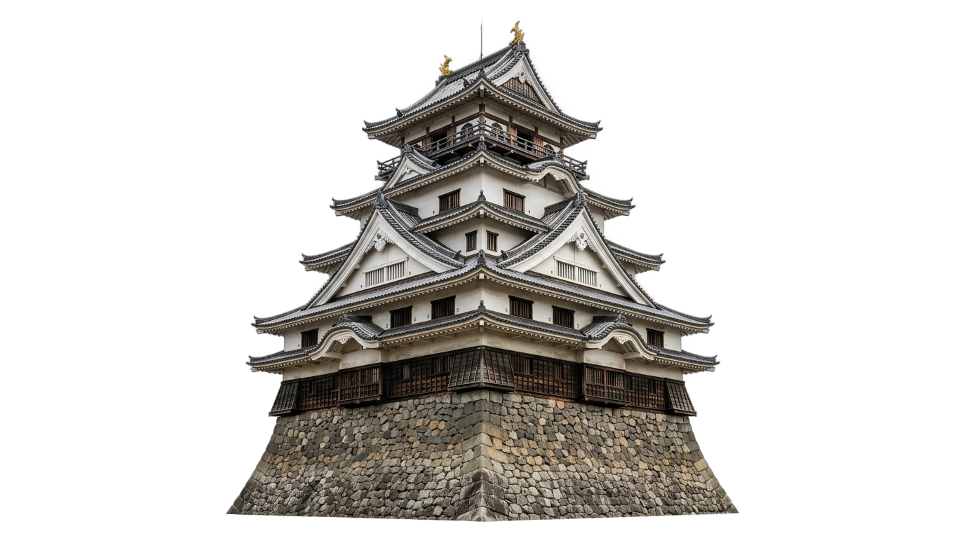japanese castle png PNG transparent background