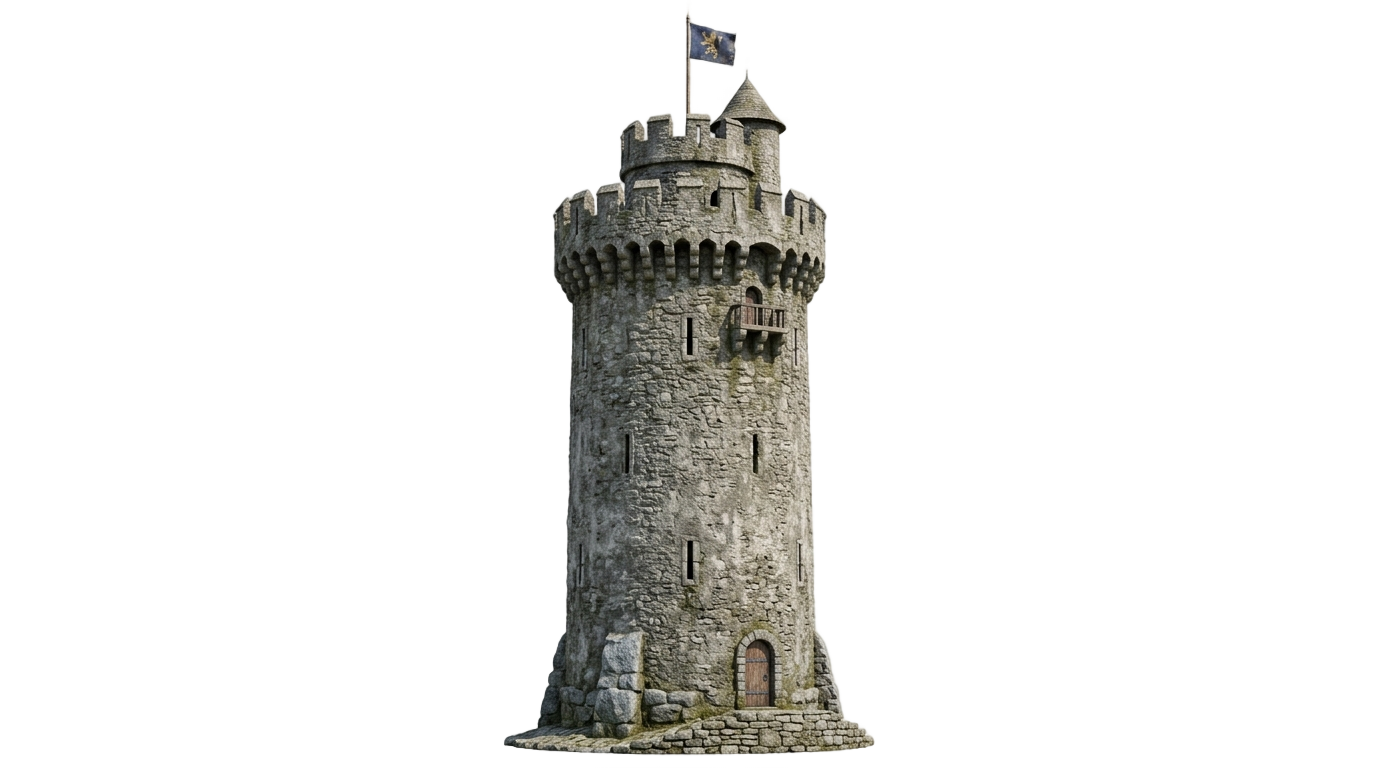 stone tower png PNG transparent background