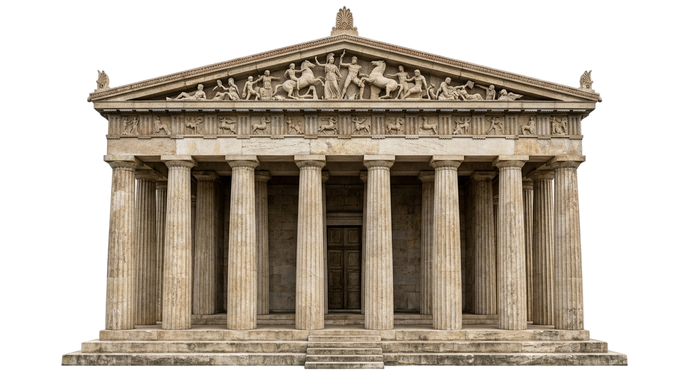ancient greek temple png PNG transparent background