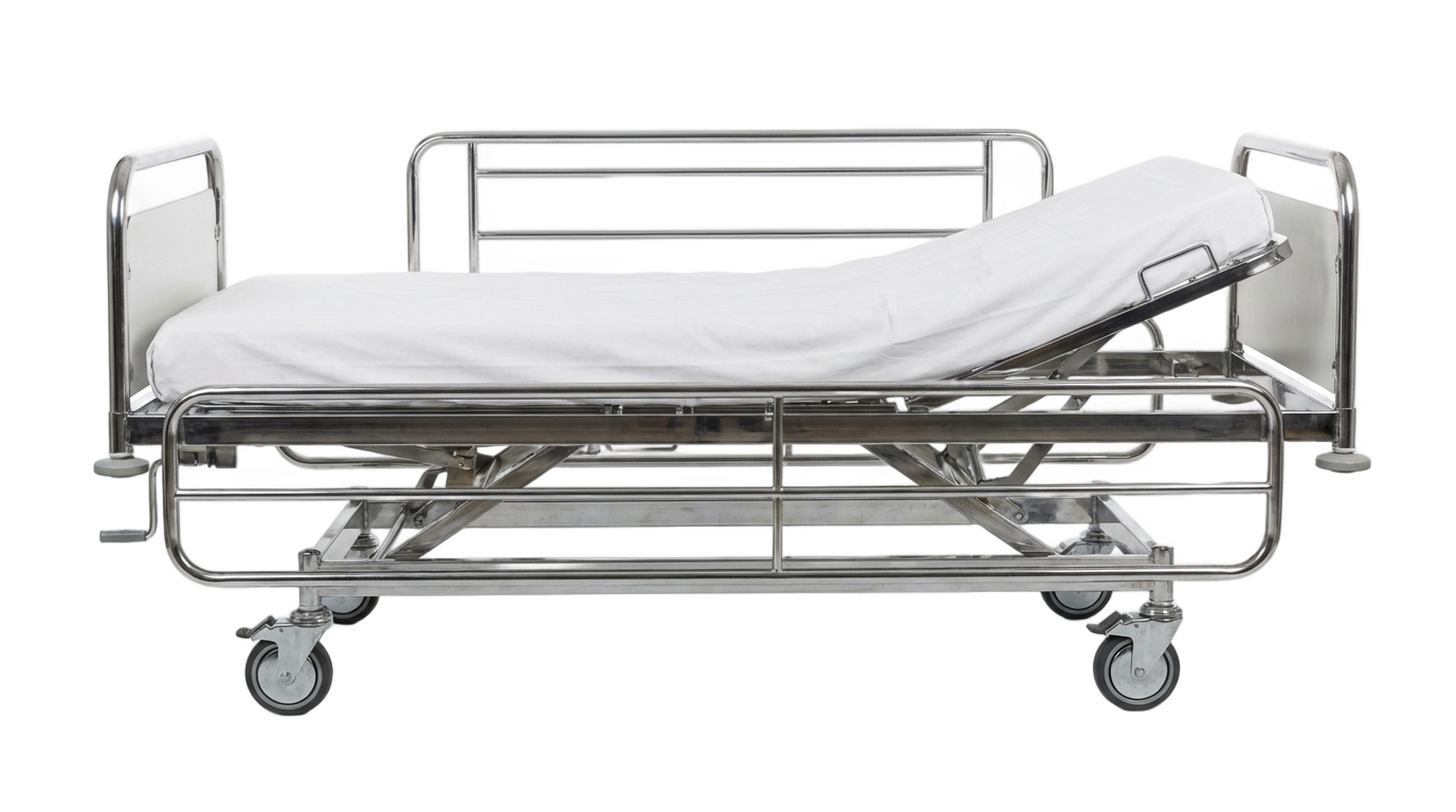 hospital bed png side view PNG transparent background
