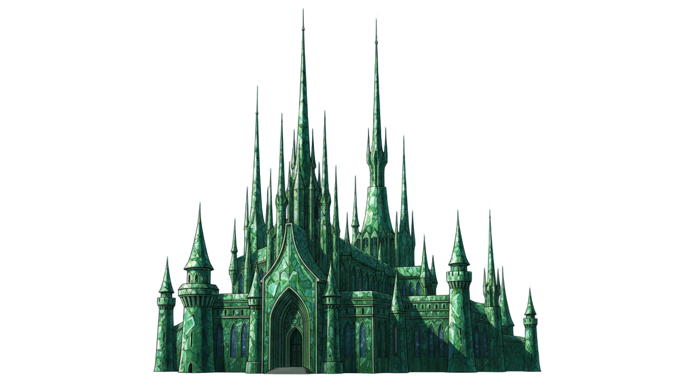 wizard of oz castle png PNG transparent background