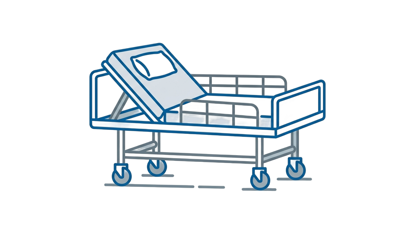 hospital bed icon png PNG transparent background