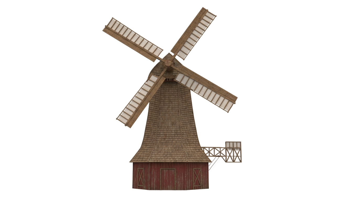 farm windmill png PNG transparent background