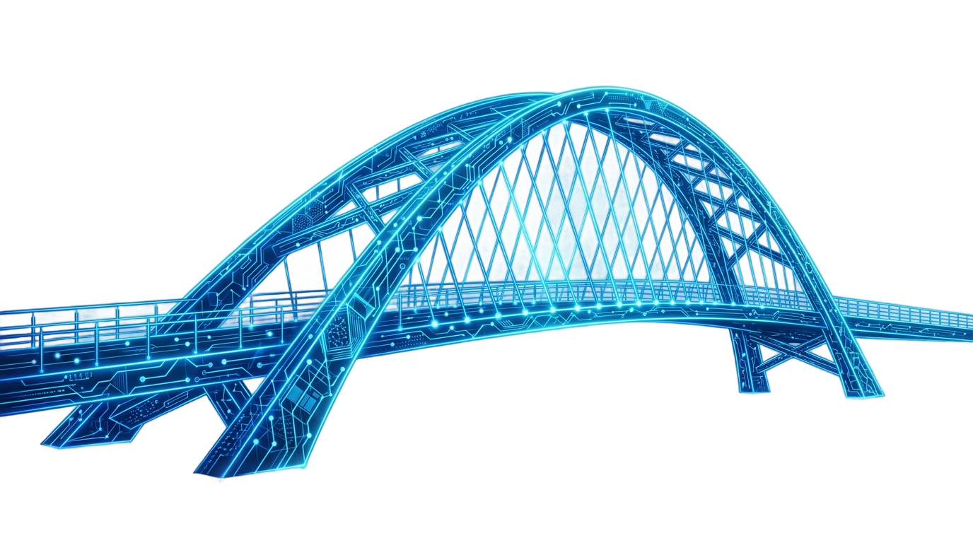 digital bridge logo png PNG transparent background