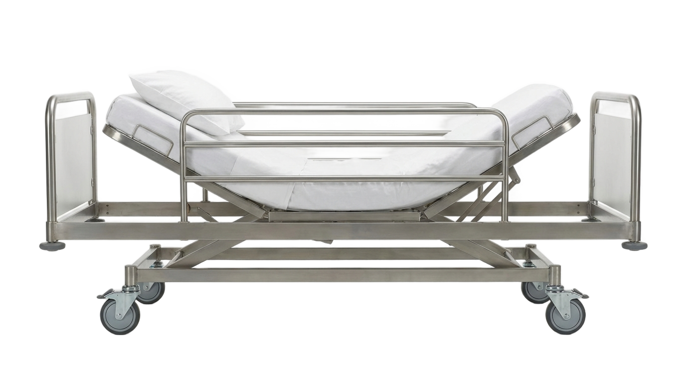 hospital bed png side view PNG transparent background