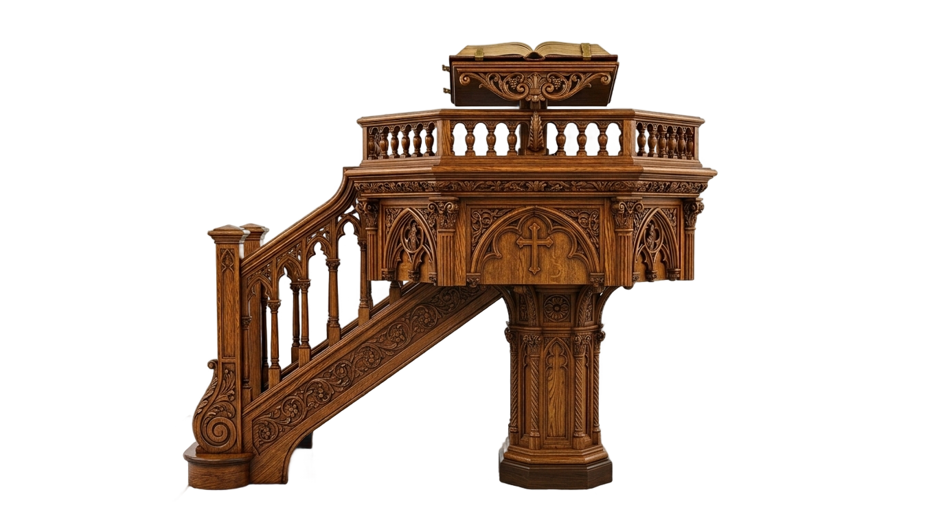 church pulpit png PNG transparent background