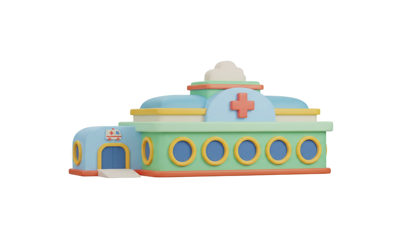 hospital cartoon png PNG transparent background