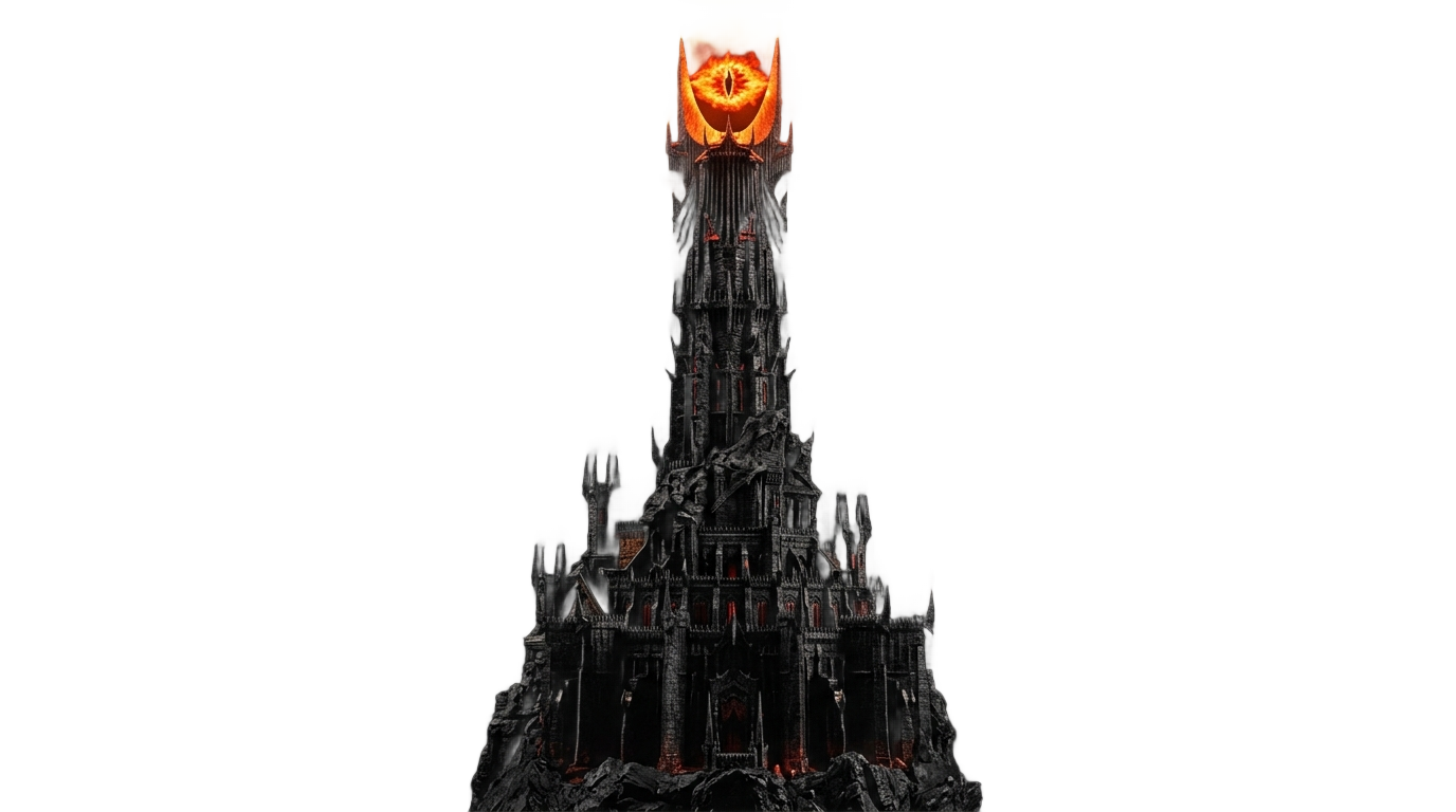 sauron tower png PNG transparent background