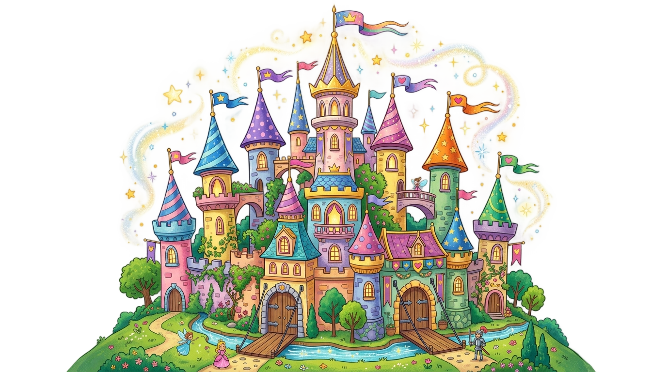 ben and holly castle png PNG transparent background