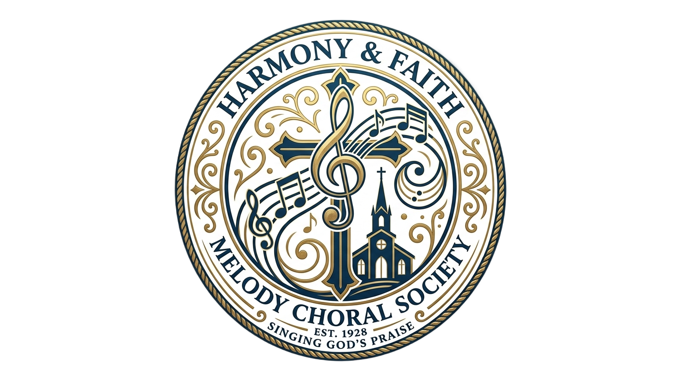church choir logo png PNG transparent background