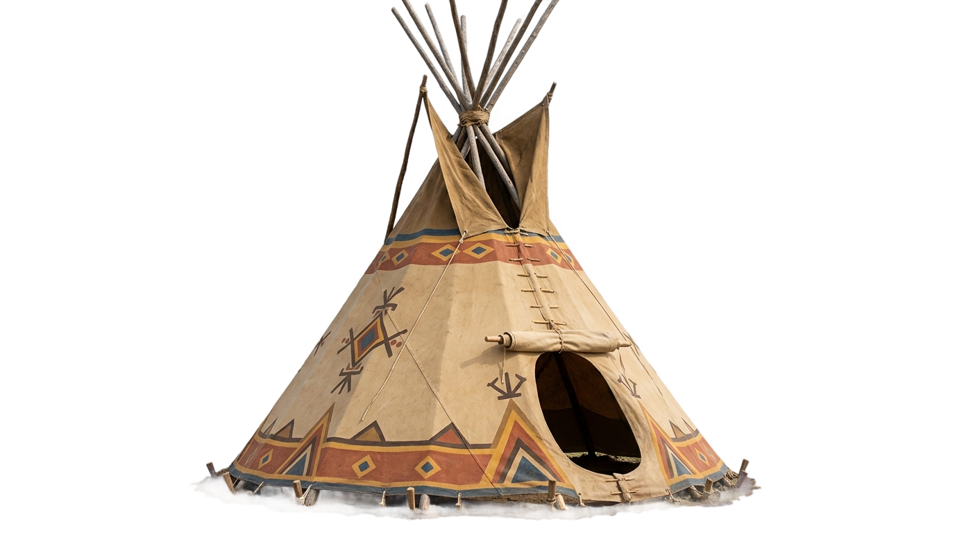 teepee tent png PNG transparent background