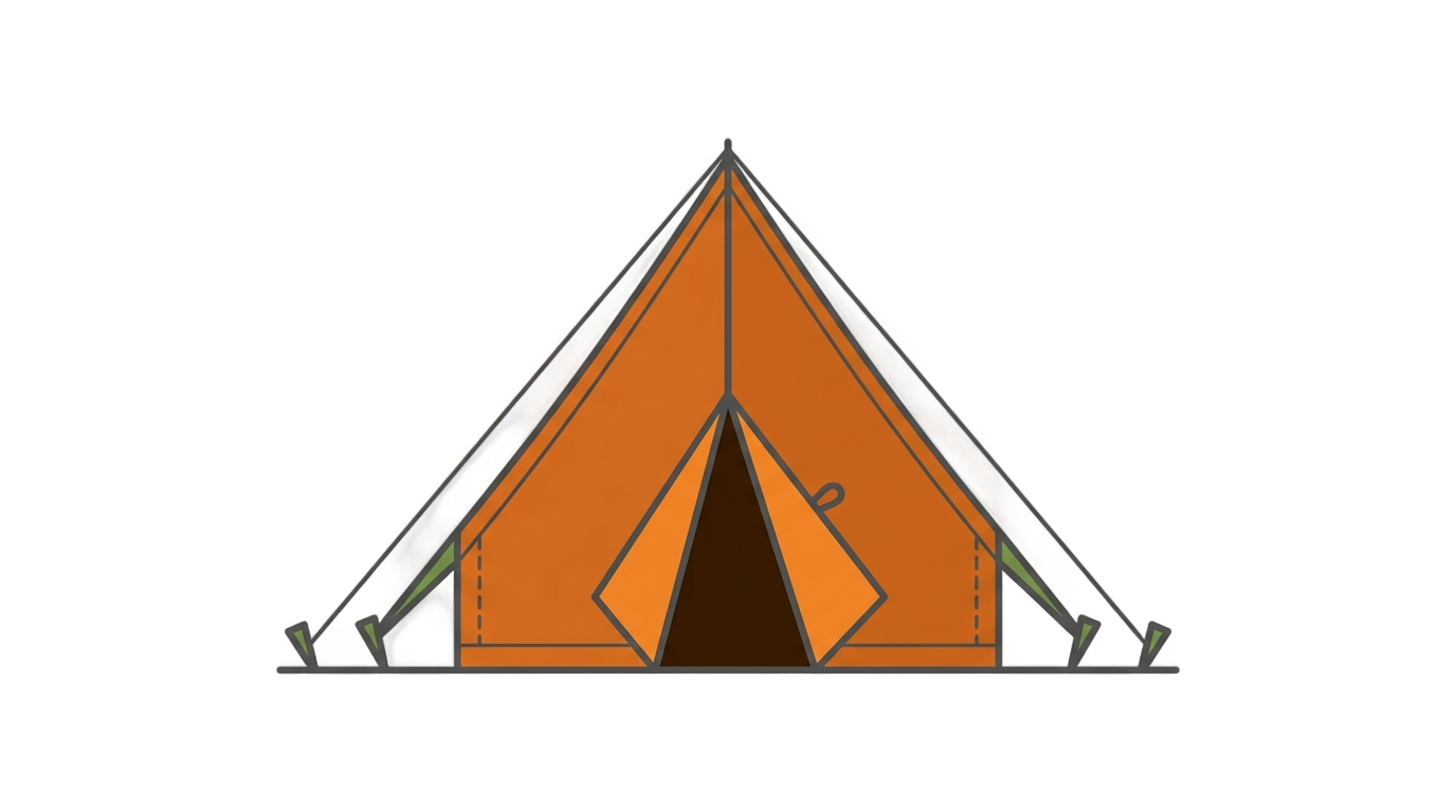 camping tent icon png PNG transparent background