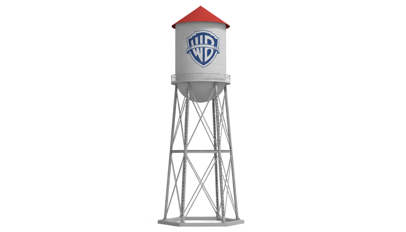 warner bros water tower png PNG transparent background
