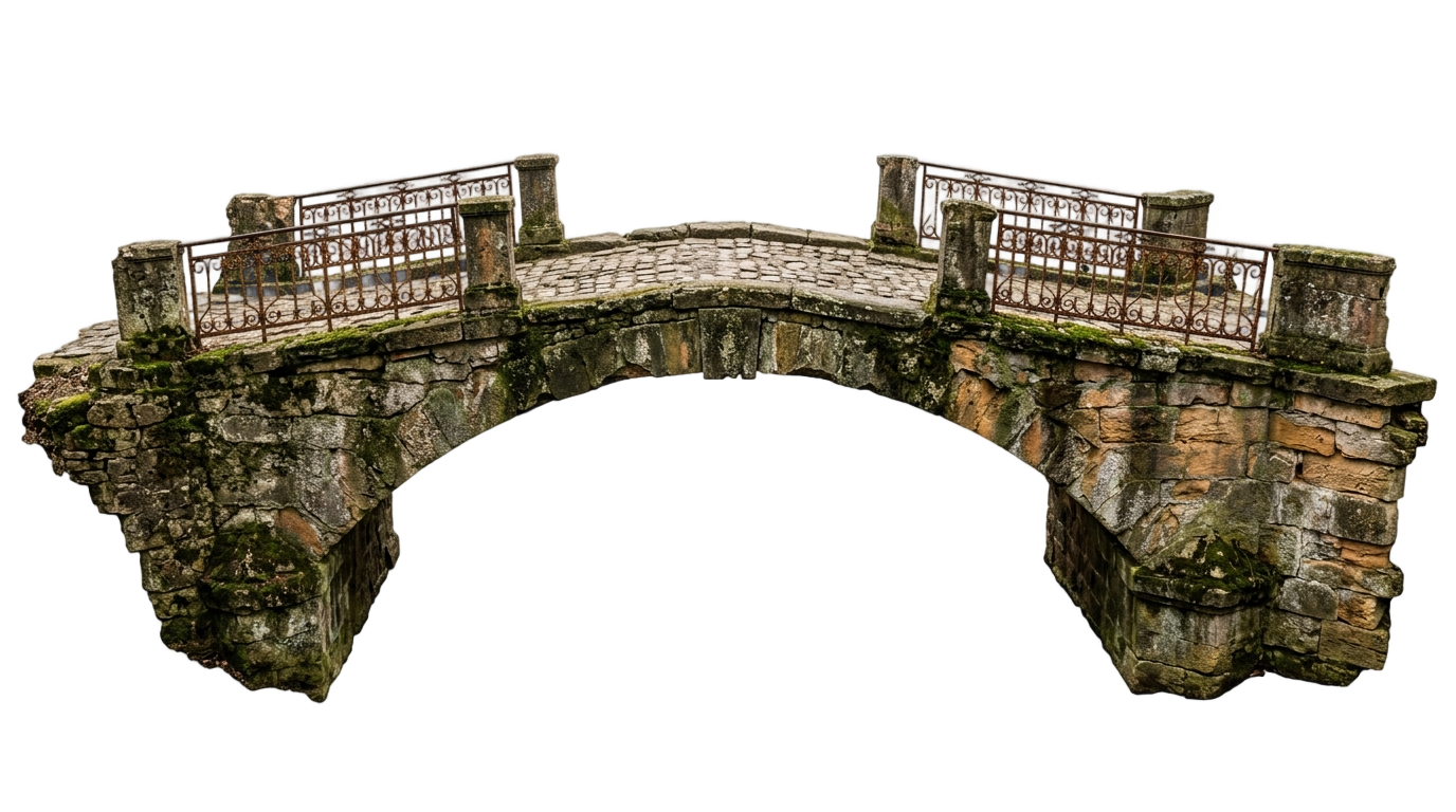 old bridge png PNG transparent background