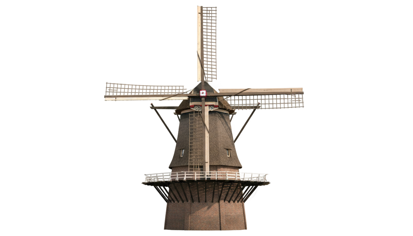 dutch windmill png PNG transparent background