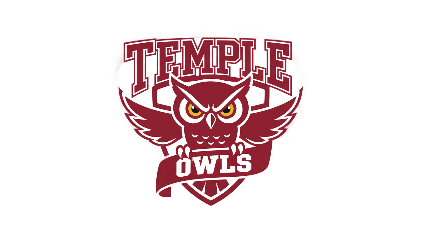 temple football logo png PNG transparent background