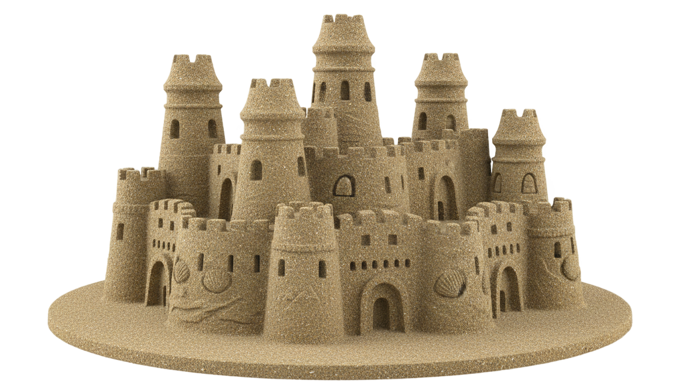 sand castle png PNG transparent background