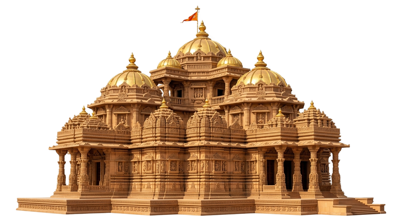 kashi vishwanath temple png PNG transparent background