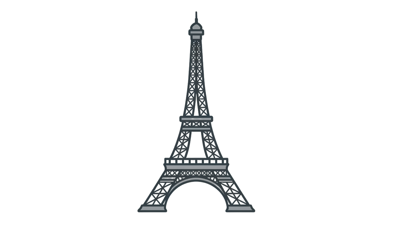 eiffel tower emoji png PNG transparent background