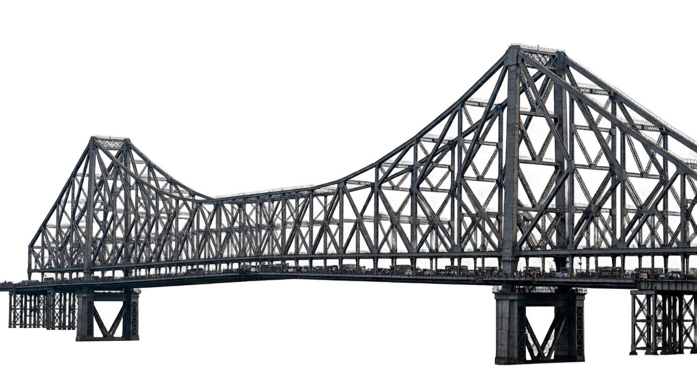 howrah bridge vector png PNG transparent background